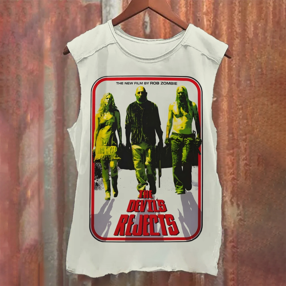 Vintage The Devils Rejects horror movie  Casual Printed Tank Top